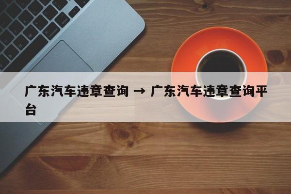 广东汽车违章查询 → 广东汽车违章查询平台