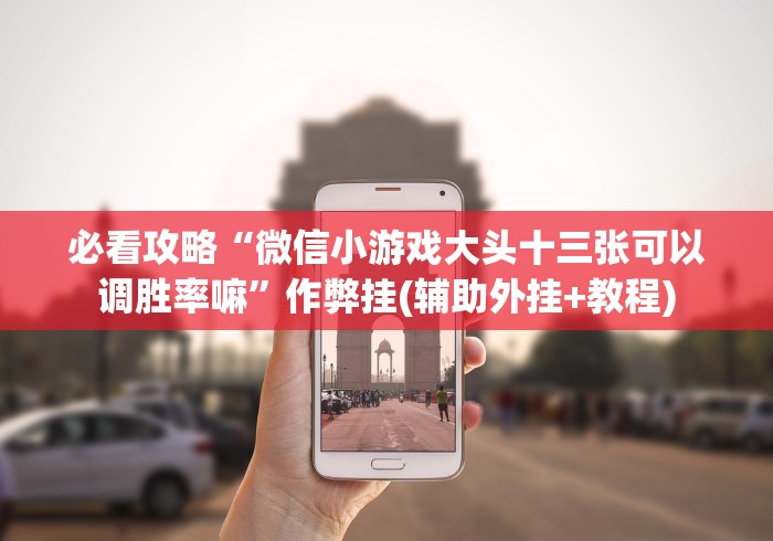 必看攻略“微信小游戏大头十三张可以调胜率嘛”作弊挂(辅助外挂+教程)