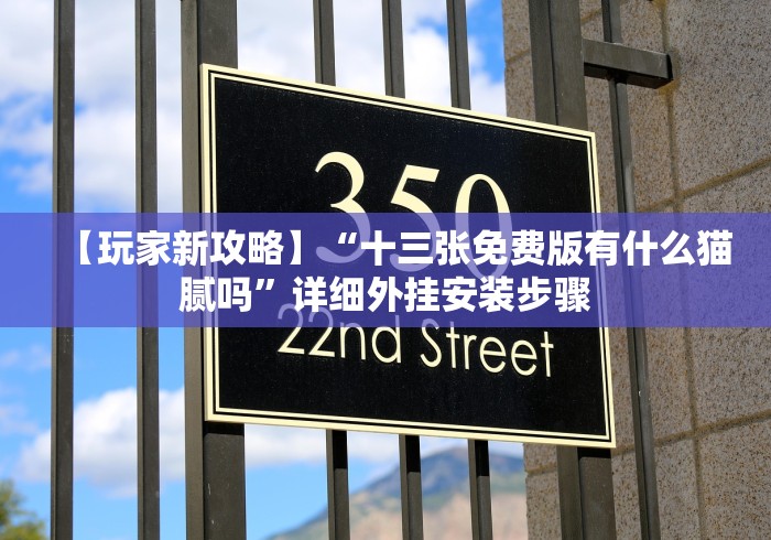【玩家新攻略】“十三张免费版有什么猫腻吗”详细外挂安装步骤